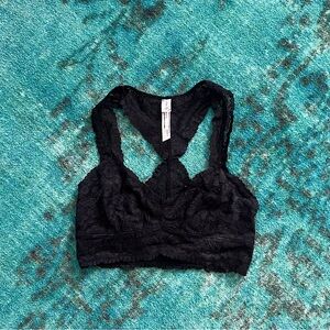 Free People Intimately Black Lace Bralette Size XS